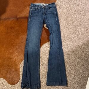 Ariat Women's Dark Blue Boot Cut Jeans